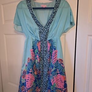 Lilly Pulitzer Blue and Pink Dress